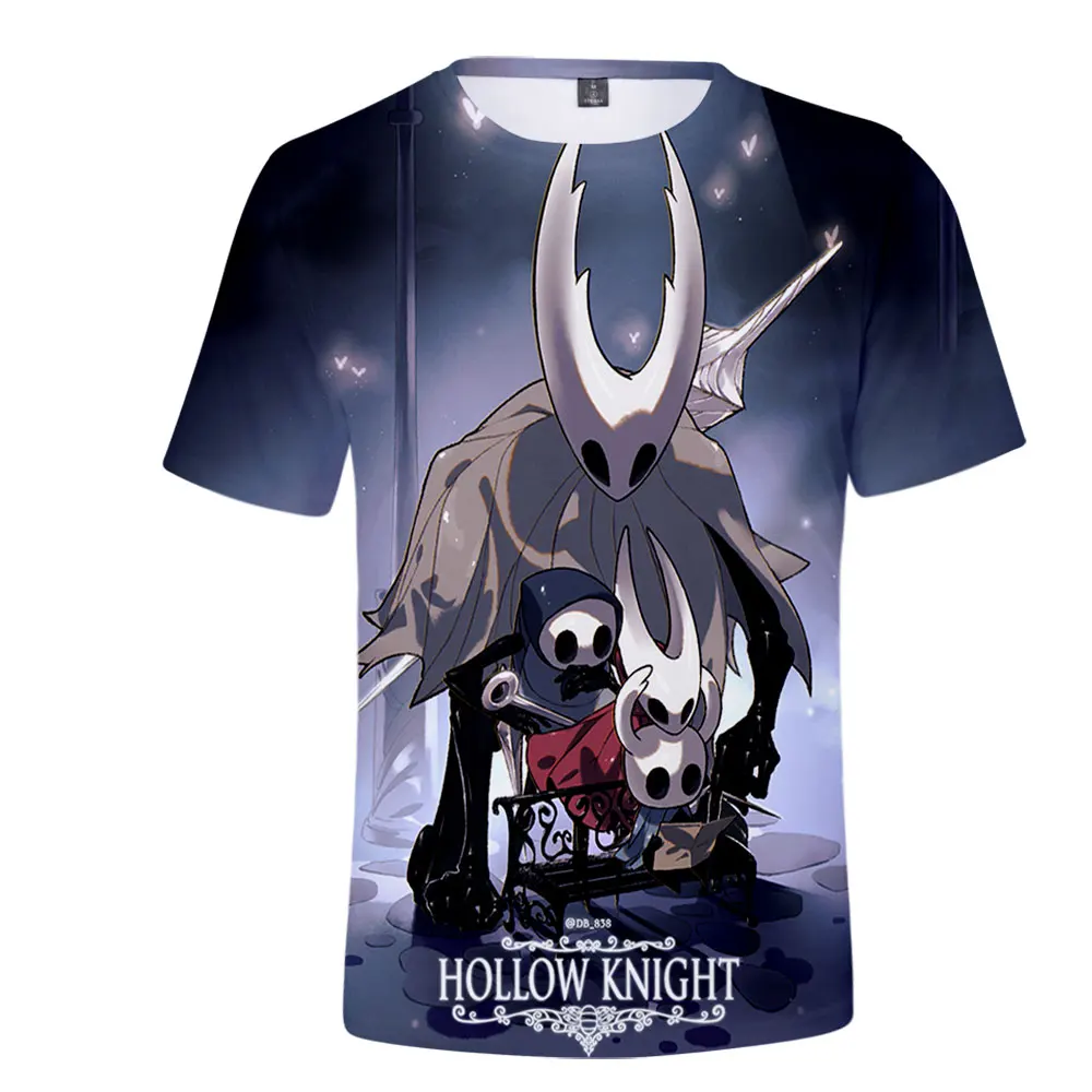 

2026 Hollow Knight 3D T-shirt loose short-sleeved casual all-match neutral T-shirts tops