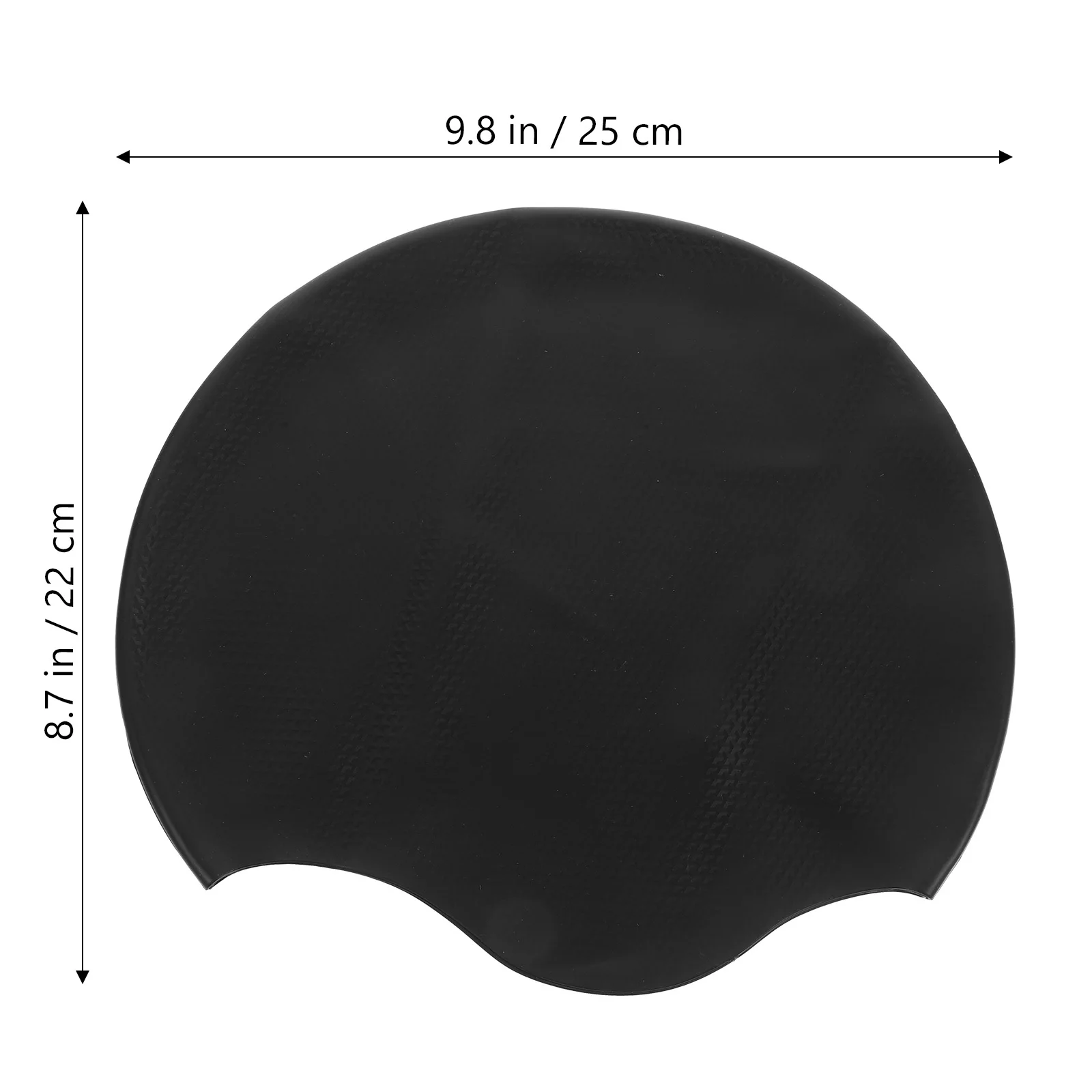 قبعة السباحة كبيرة الكبار قبعة السباحة الرجال النساء للجنسين قبعة حمام السباحة قبعات المياه للسباحة للشعر الطويل المجعد قبعات السباحة #6