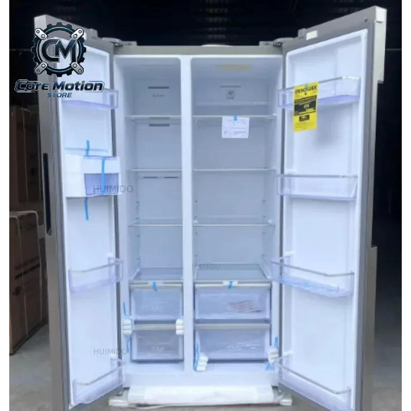 585L 110V Double-door Refrigerator Freezer Frost-free Side by Side Intelligent Large-capacity Household Use Fridge