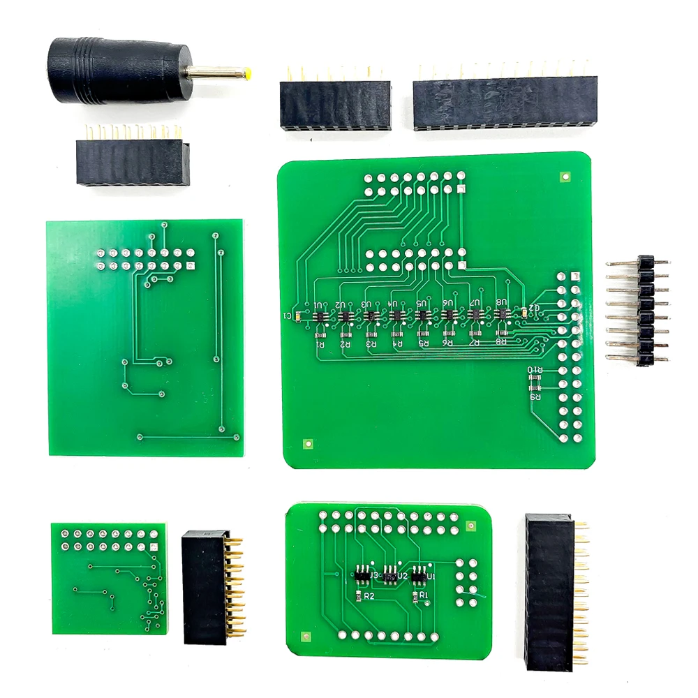 Full DIY Adapters Kit for XPROG V6.50 V6.26 V6.12, Multiple Firmware Versions Auto ECU Programmer Replacement Adapters