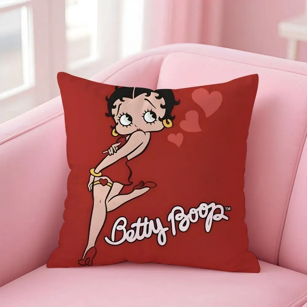 Anime B-Betty BoopS Kissenbezug, bequemer wendbarer Kissenbezug, ideal für Auto, Sofa, Schlafzimmer und darüber hinaus – Detail 20