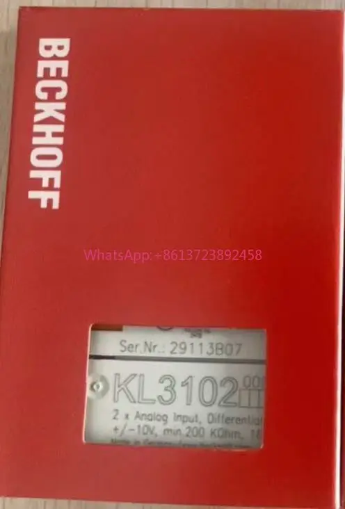 

Beckhoff module KL3102 is brand new and original, high quality