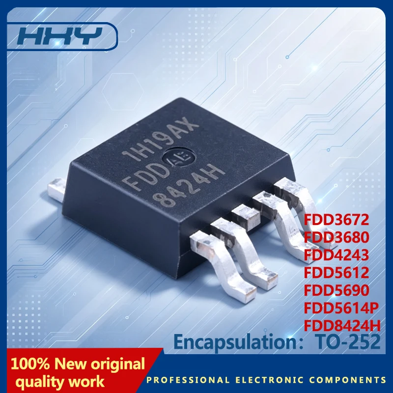 FDD8424H patch TO-252 FDD3672 FDD3680 FDD4243 FDD5612 FDD5614P FDD5690 field-effect transistor
