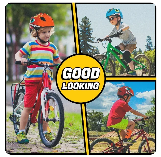 Cute Cartoon Appearance Children Sports Safety Bicycle Helmet Cycling Kids Helmet Balance Bike Roller Skating Helmet Protection