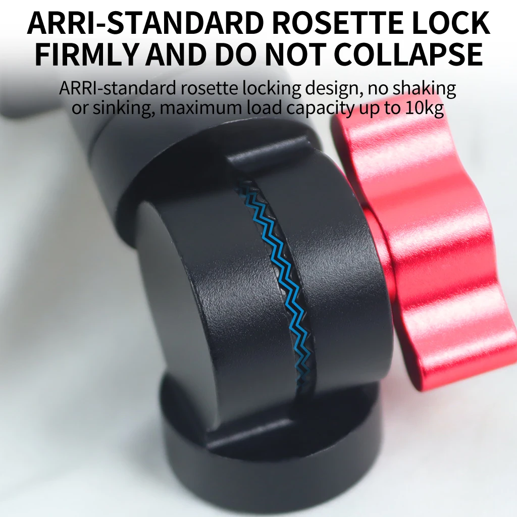 360° Schwenkbarer Schnellverschluss-Stativ-Kugelkopfadapter ARRI-Ausrüstung Magnetische Halterung für GoPro13 Insta360 DJI Action Pocket 4 Kamerahalterung – Detail 2