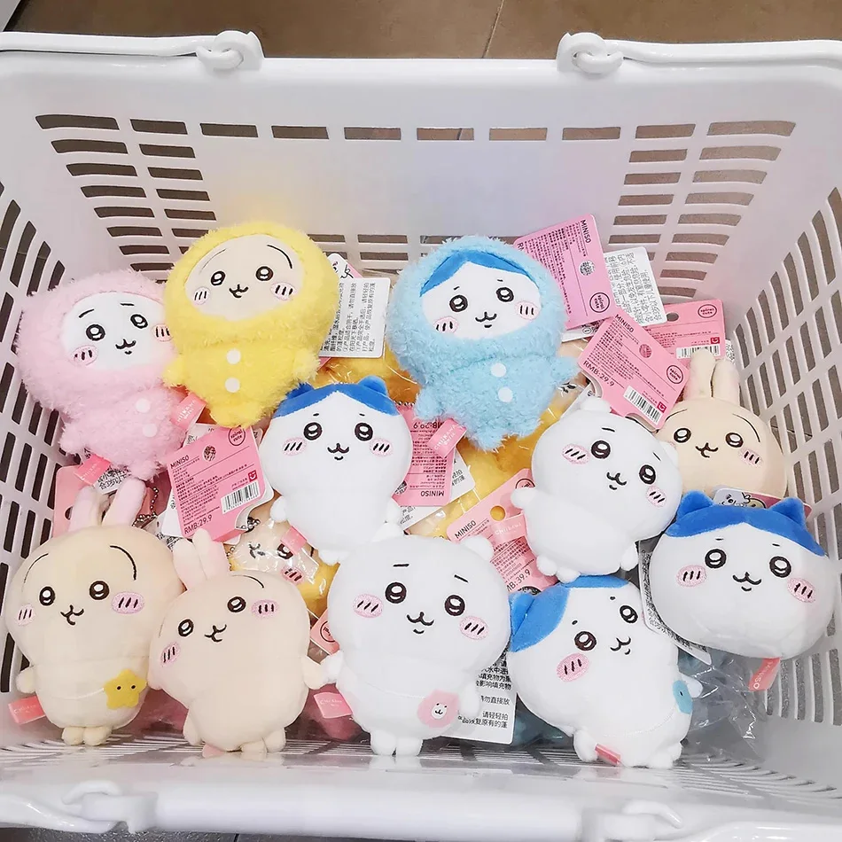 Llavero de peluche de dibujos animados de Usagi Hachiware Usachi, muñeco colgante de peluche suave, regalo en stock, ¡gran oferta!