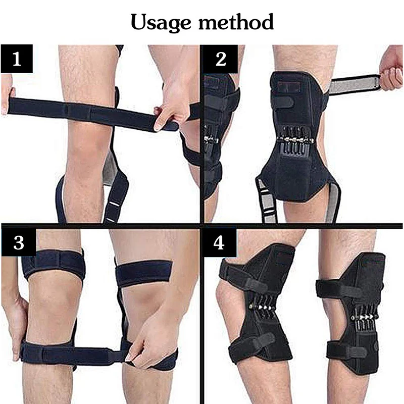 A Pair Knee Booster Joint Protection Old Cold Leg Squat Mountaineering Knee Brace