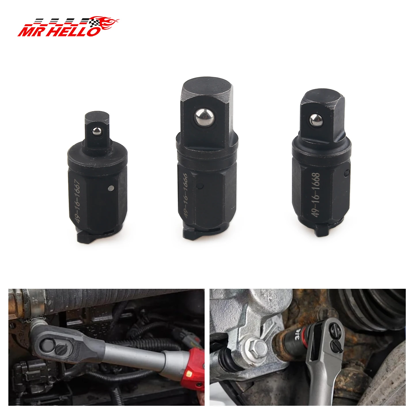 

Для 49-16-1667/49-1668/49-16-1666 Адаптер наковальни с храповым механизмом, адаптер наковальни 1/4 дюйма, 3/8 дюйма или 1/2 дюйма