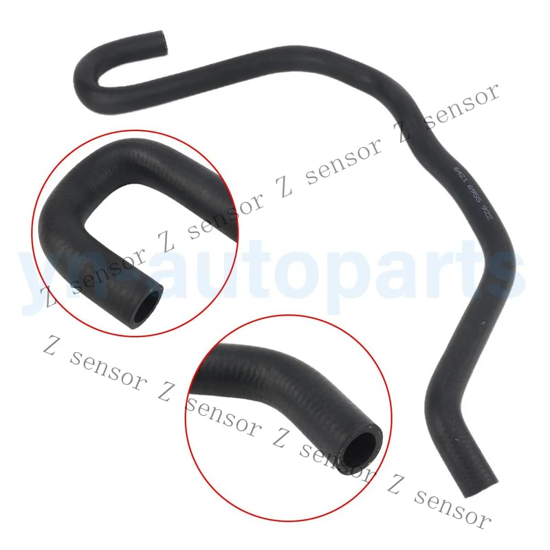 Z+ HVAC Heater Hose Assembly 64216955922 forBMW X5 X6 E70 E71 E72 F15 F16 2008-2018