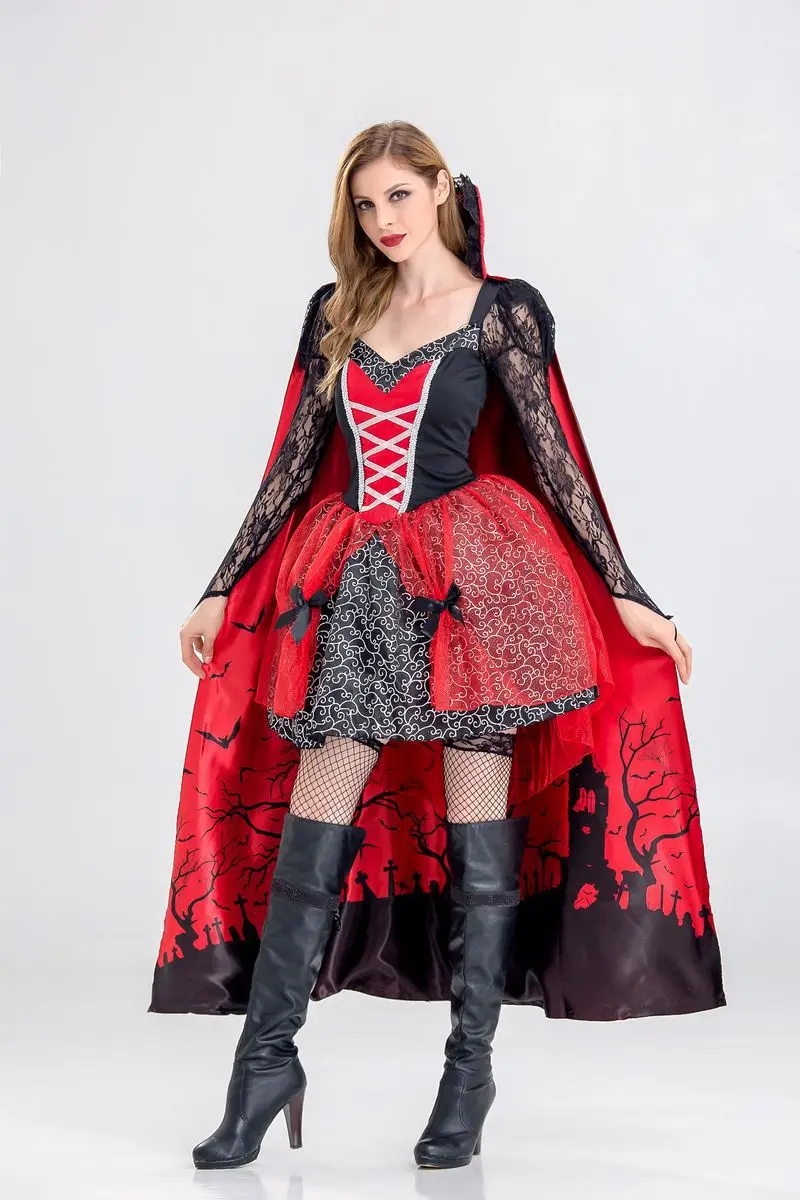 Déguisement Reine Démone Gothique Femme – photo 4