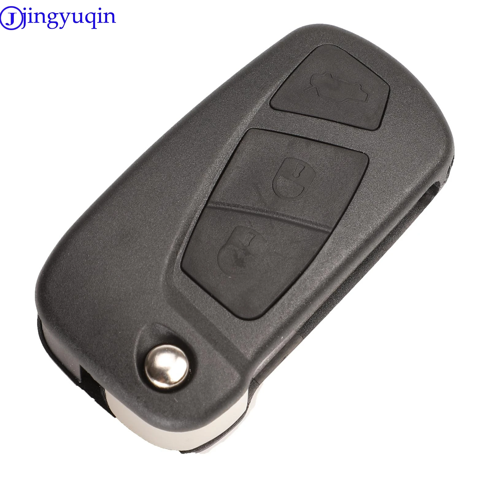 jingyuqin For Ford KA Remote Flip Key Case 3 Buttons Remote Car Key Shell Cover