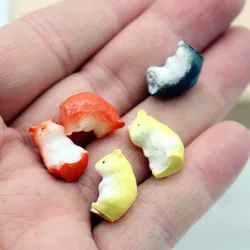 Dollhouse Cute Hamster Mouse Mini Hamster 1:12 Simulation Animal Accessories Resin Crafts Small Ornaments Home Decor Decoration