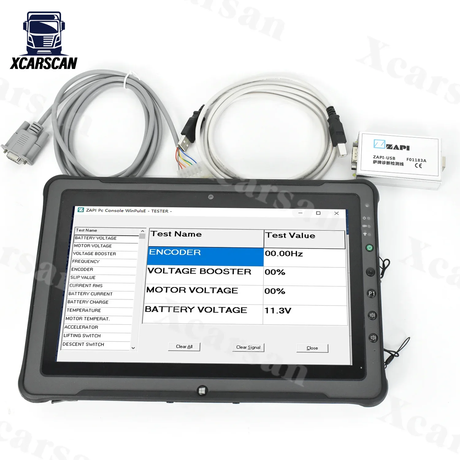 Getac F110 Tablet For ZAPI-USB electric controller diagnostic tools programmer ZAPI F01183A data cable zapi console software