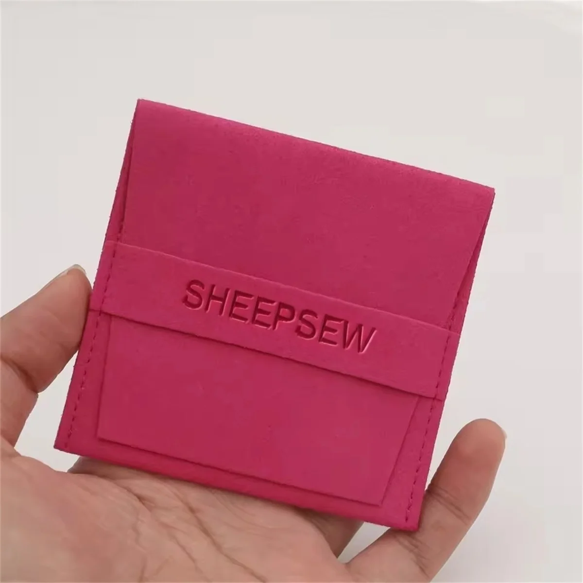 

50pcs Custom designed logo soft ultra fine jewelry pouch and box, velvet ultra fine fiber envelope jewelry bag.