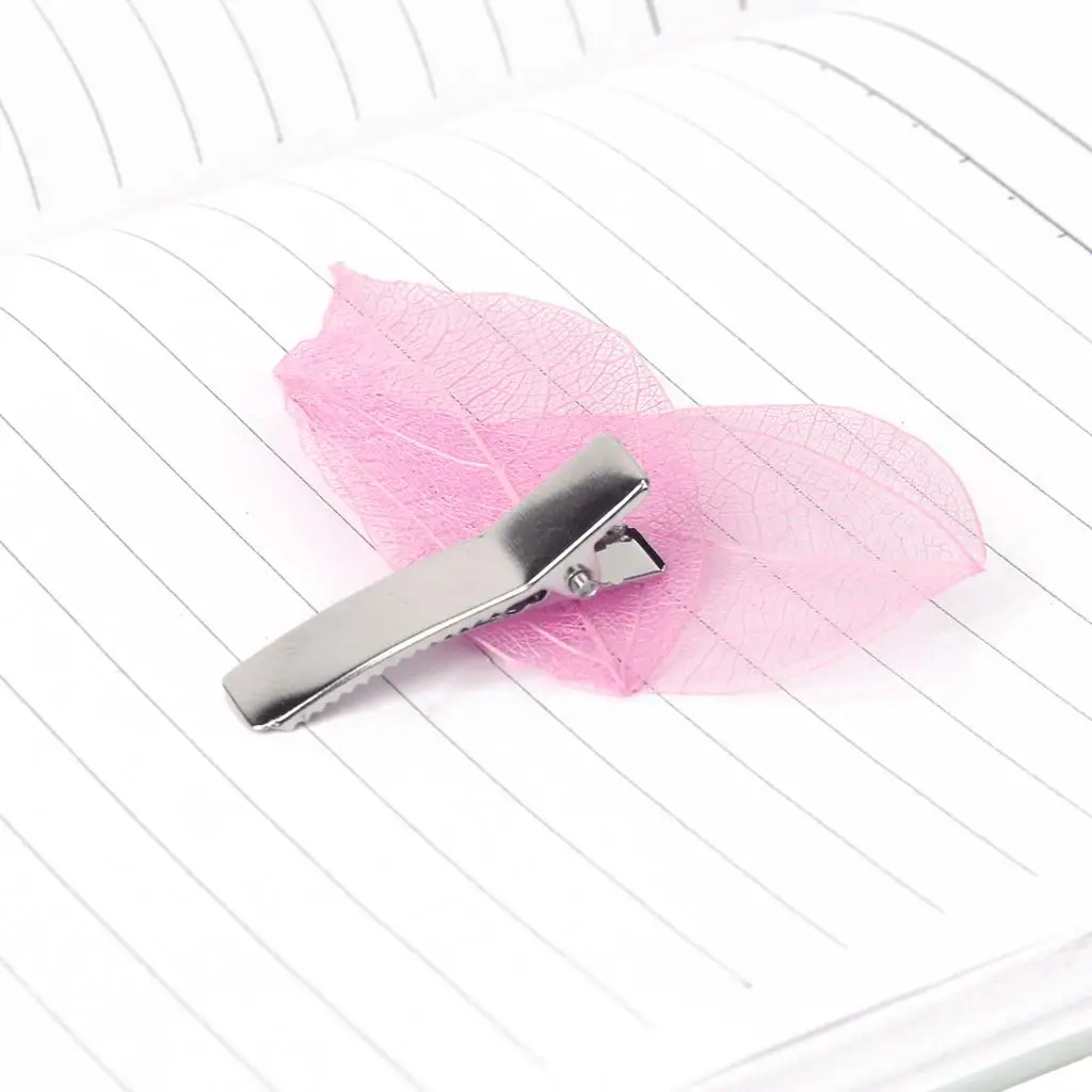 50pcs Small  Hair Clip Prong  Bow Alligator Clips 35mm