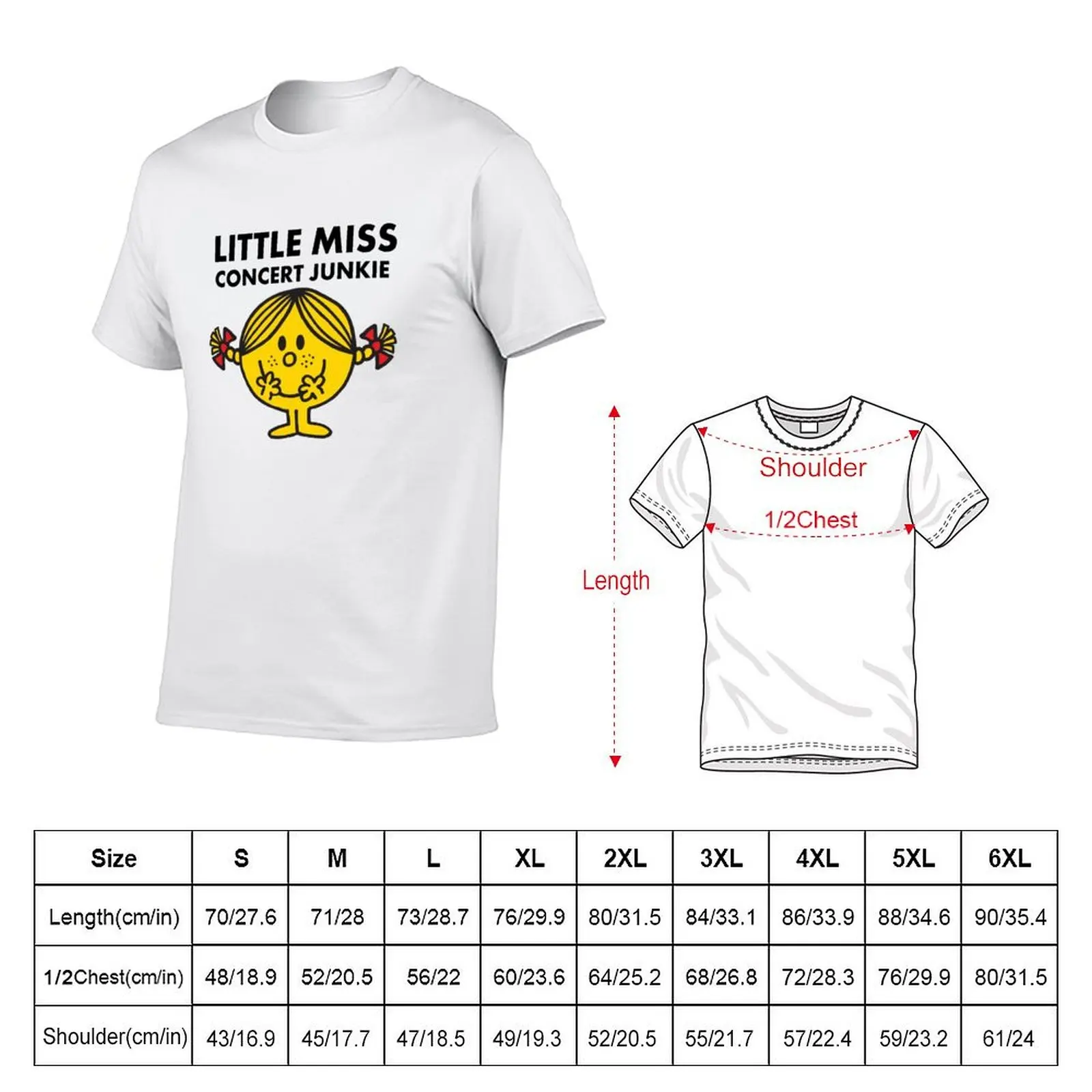 little miss concert junkie T-Shirt Plus Size Short Sleeve T-Shirt