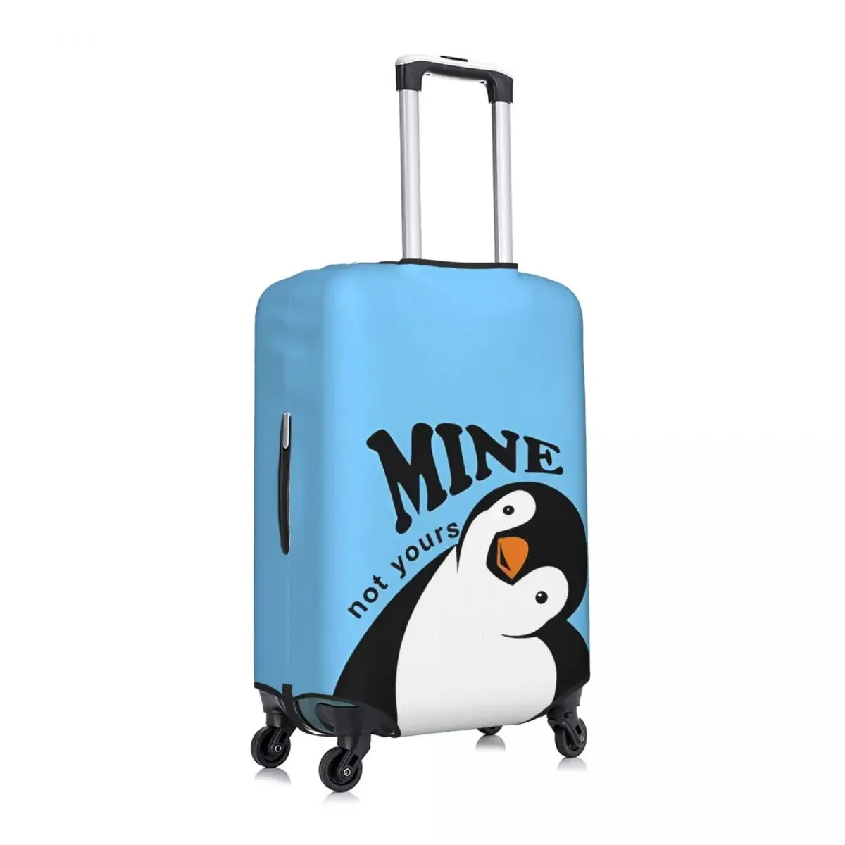 Penguin Bird Suitcase Cover Animal Cartoon Funny Holiday Travel Practical Luggage Supplies Protector