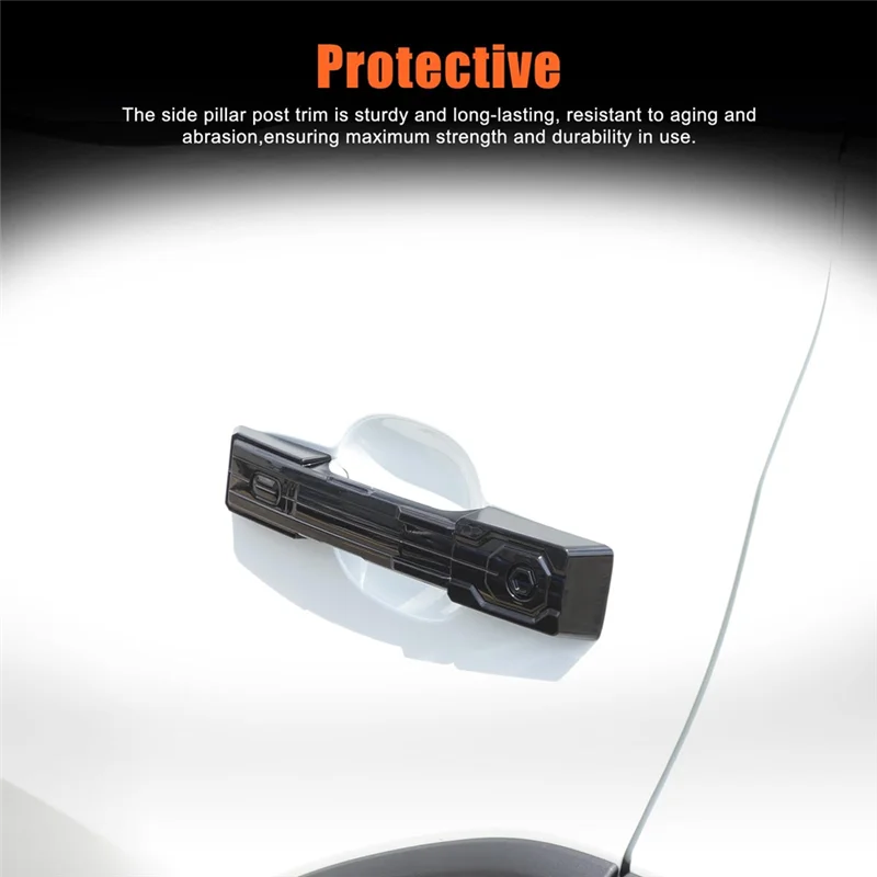 

Reliable-Car Side Door Handle Cover Trim For Toyota Land Cruiser 250 Prado LC250 2024 Exterior Door Handle Cover Accessories