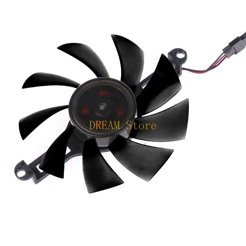 1Pair 80mm/3.15in Original VGA Fan Graphics Card Cooling Fan for Radeon RX 580 RX5500 XT 4 Pin 4 Wires Fan Radiators best sale