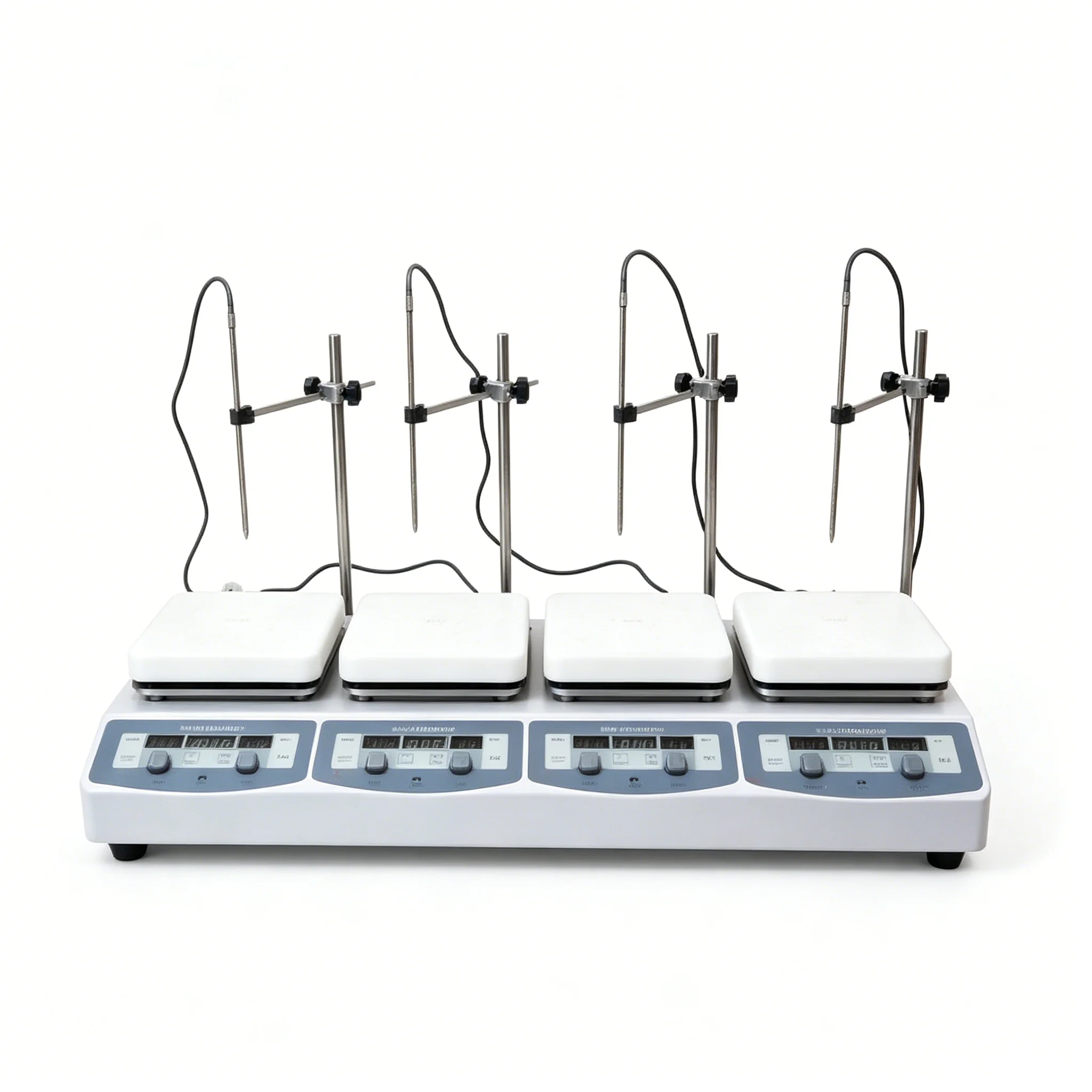 Lab Multi Position Ceramic Heating Magnetic Stirrer Timing Function Complete for University Chemistry Experiment