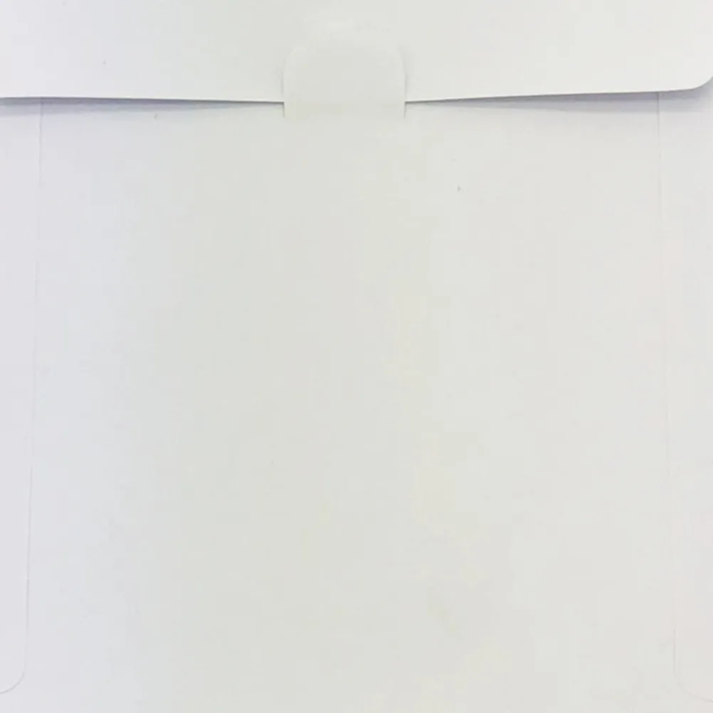 100Pcs Cd Storage Bags Portable Paper Case Large Capacity Transparent Window Cd Dvd Organizer for Home Music Film Collection
