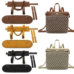 6 Teile/satz DIY Handgemachte Tasche Set Zubehör Teile Taschen Unteren Lock-Zipper Schulter Tasche Strap Hangbag Rucksack Für Frauen