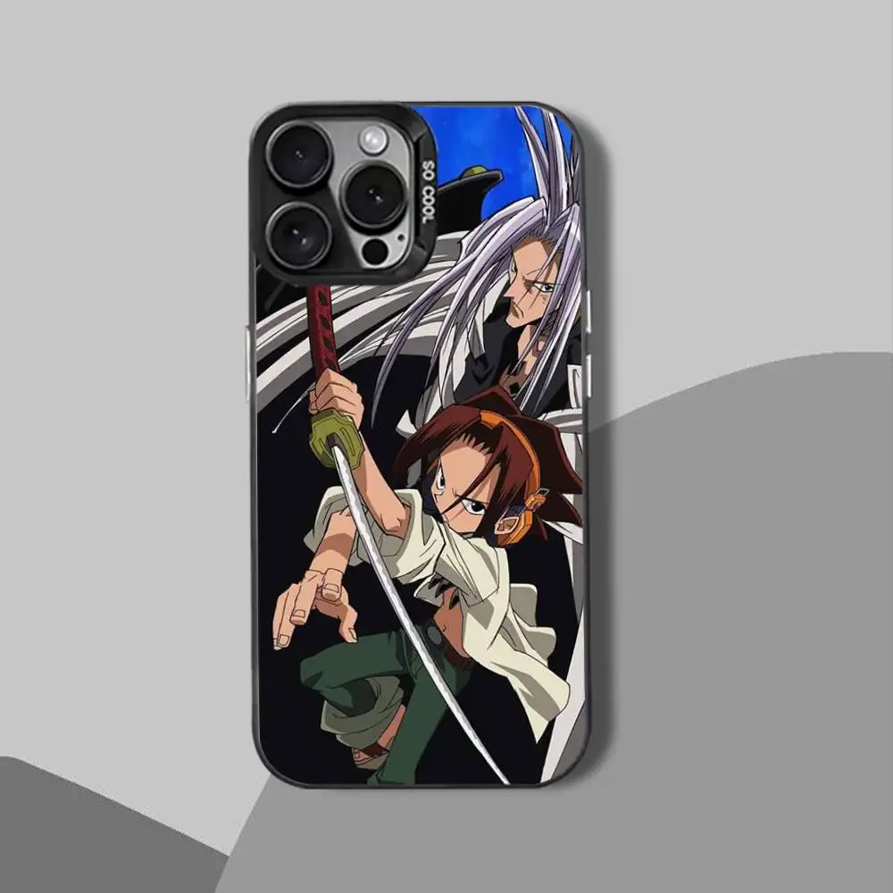 K-King HaoS sakura s-chaman funda de teléfono para iPhone 12,16,11,14,13,17,15,E,Max,Plus,Air,Pro,Mini negro a prueba de golpes IMD duro