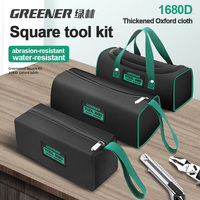 GREENERY 13/16/14/18/19 inch Tool Bag Strong Multi-Function1680D Oxford Cloth Waterproof Electrician Bag, Multi-Pocket Anti-Fall