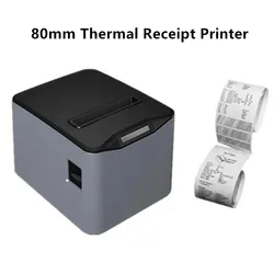 ZJ-8370 Catering Kitchen Retail Chekout Bill USB Bluetooth 80MM Thermal Receipt Printer With Auto Cutter 220mm/s