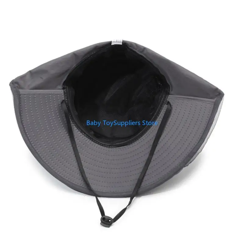 

R1WF Full Coverage Mosquitoes Net Fishing Hat Foldable Sun Hat For Men Women Unisex