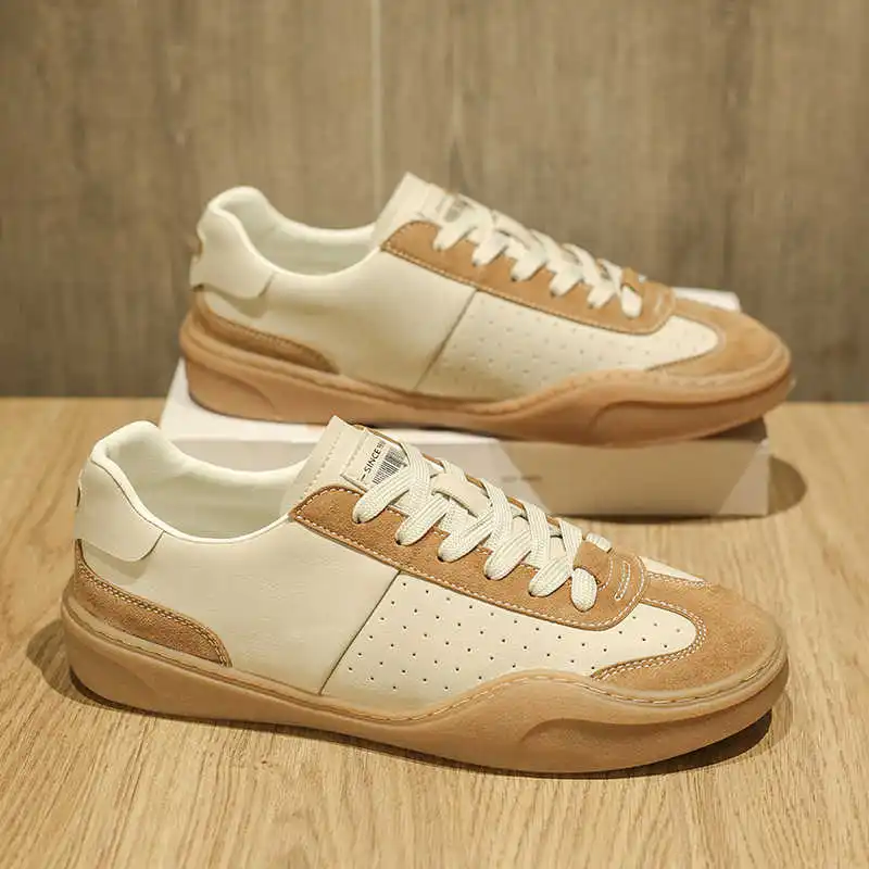 

Баскетбольные кроссовки на плоской подошве из натуральной кожи, удобные мужские кроссовки для ходьбы, мужские спортивные кроссовки, роскошные кроссовки Boty