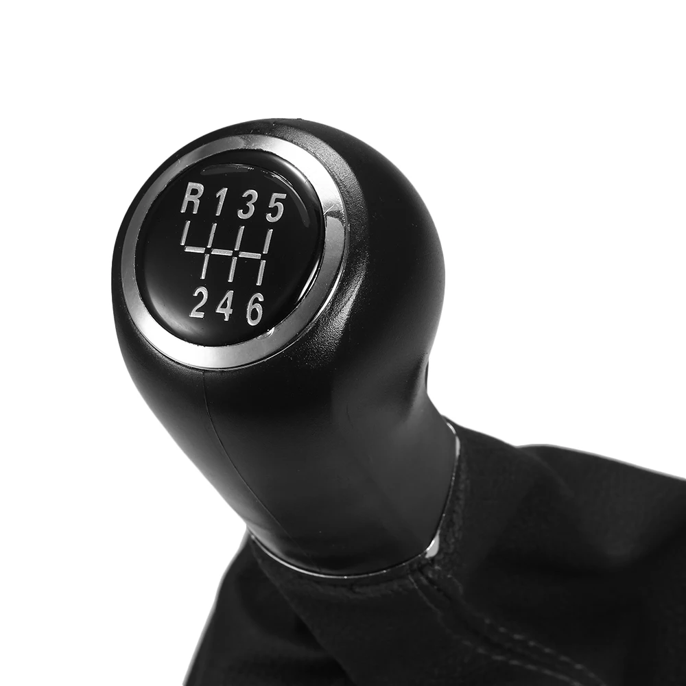 6 Speed Gear Shift Stick Knob Cover Leather Boot Dust-proof Cover Replacement For Opel Astra III H 1.6 VAUXHALL  2004-2010