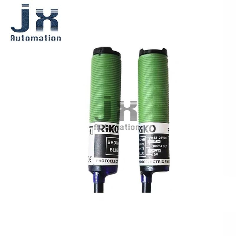 

Original RIKO M18 Photoelectric Switch Sensor DC12-24V RMF-5KP2 RMF-DU30KP2/10KP2 /DU40N/CR2N/CR2P/DU10P/CR2NK1/DU40NK/5KP2K