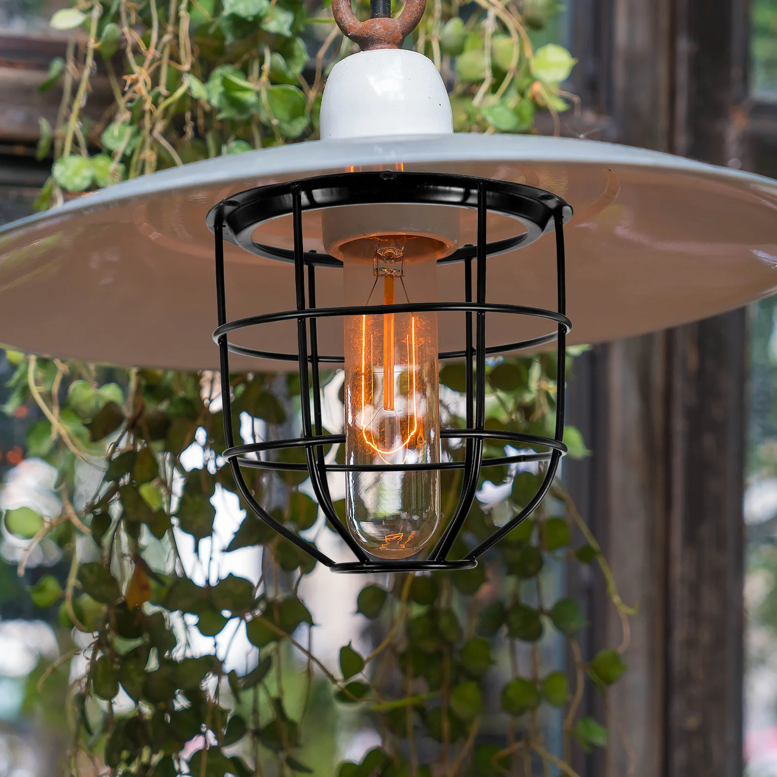 

Anticollision Metal Wire Mesh Light Bulb Cage Guard Industrial Protective Signal Light Covers Lampshades Lampshade