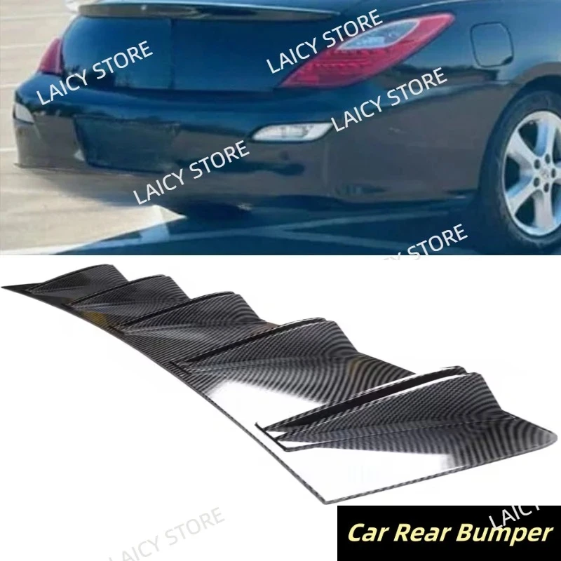 

LAICY For T0yota Solara 2000-08 Car Rear Diffuser Shark Fins Bumper Splitter Chin Spoiler Lip Black Shunt Rear Bumper Lip Black
