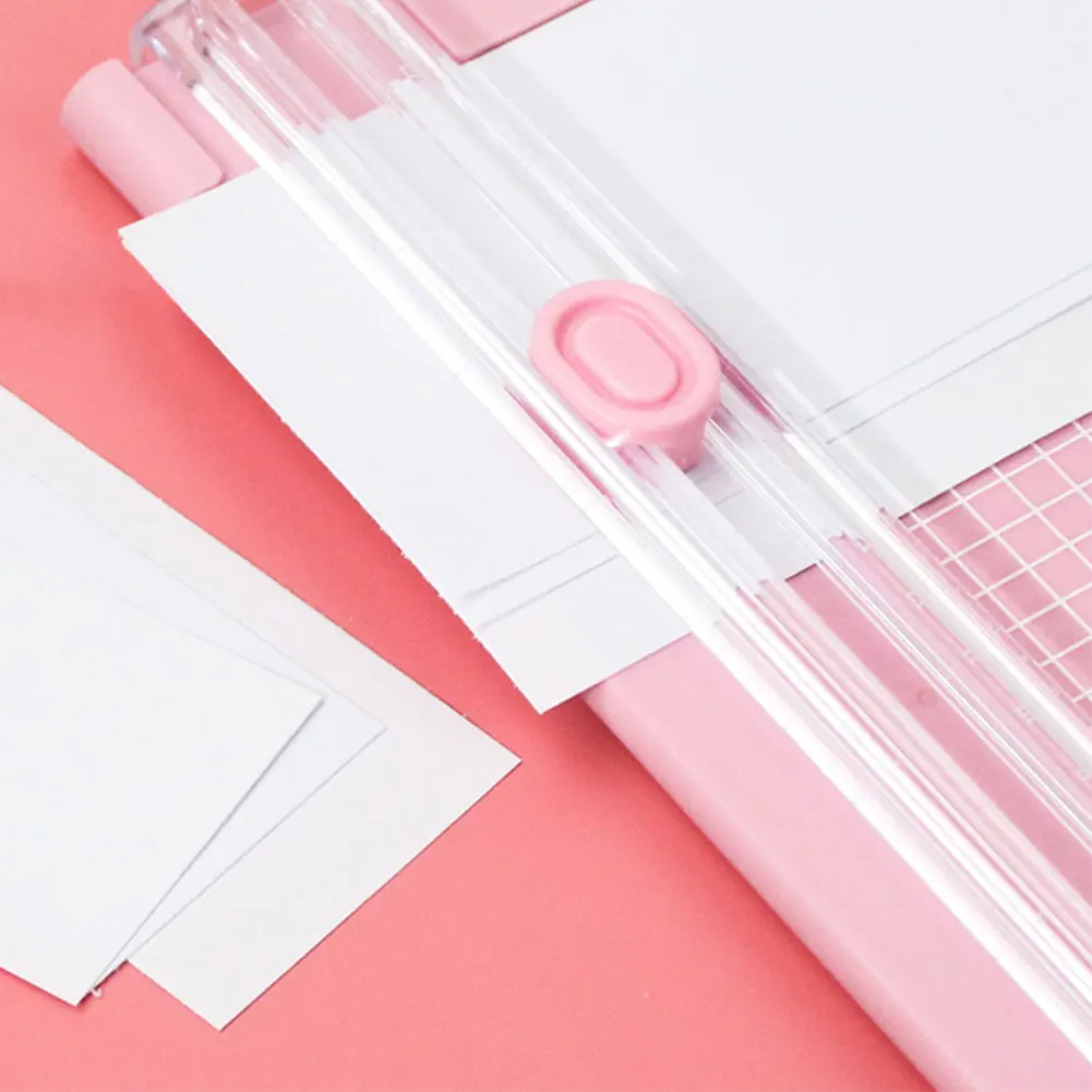 Photo Trimmers A4 Paper Photo Trimmers Cutter A4 Bidirectional Cutting Paper Cutter with Pull-out Ruler School Home Stationery