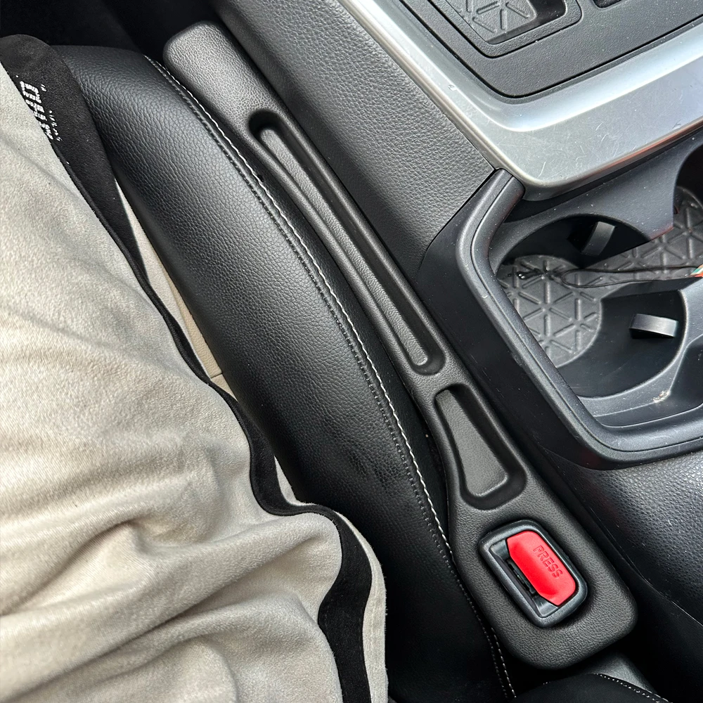2 pezzi aggiornato universale seggiolino auto gap riempimento console centrale striscia di riempimento fessura laterale striscia di riempimento Gap del sedile accessori
