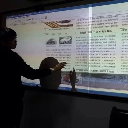 HD Camera Finger Touch Interactive Smart Board Touch Screen Whiteboard Digital Interactive Whiteboard For Classroom Business