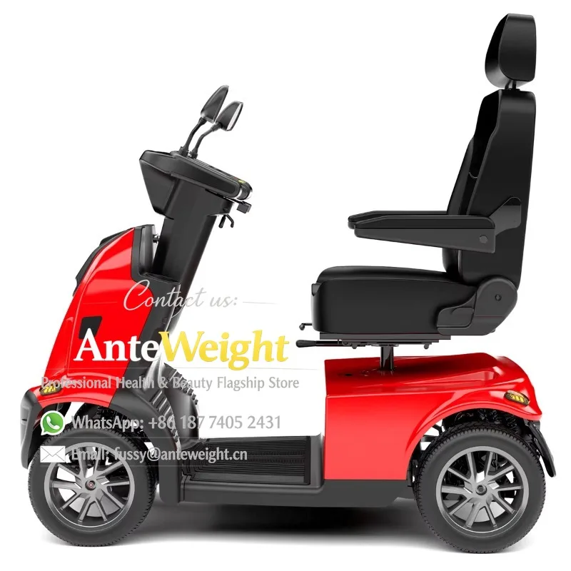 950W Portable All Terrain Outdoor Elderly Power Travel Durable 4 Wheel Electric Mobility Scooter for the Adults