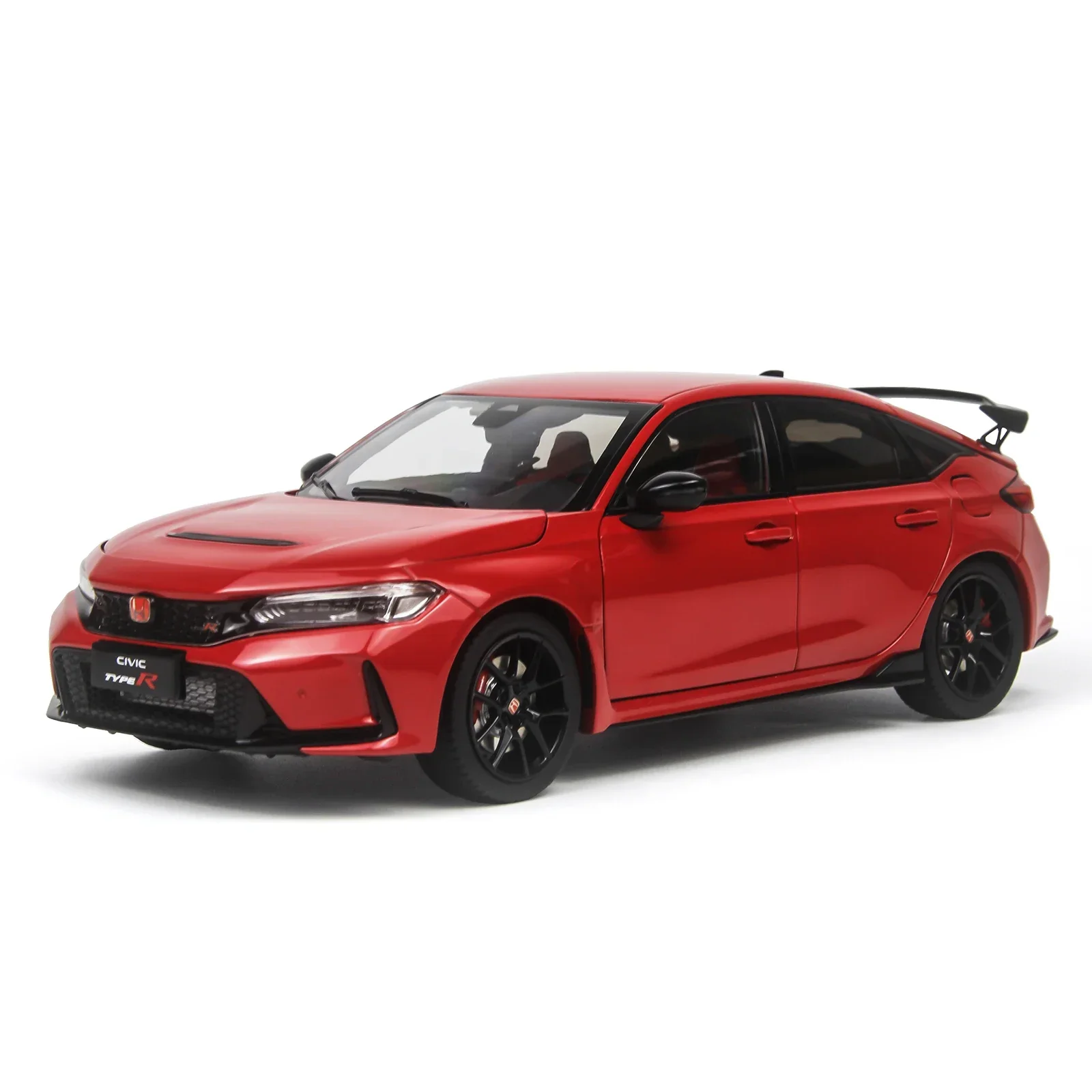 1:18 Scale Honda Civic Type R FL5 2023 Car Model 1/18 Metal Diecast Miniature Simulation Vehicle Toy Model Hobby Collection Gift