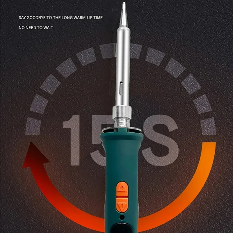 Lutownica elektryczna 220V 120W lutownica naprawa zestaw narzędzi do lutowania cyfrowy wyświetlacz LED regulowana temperatura 200-600 ℃