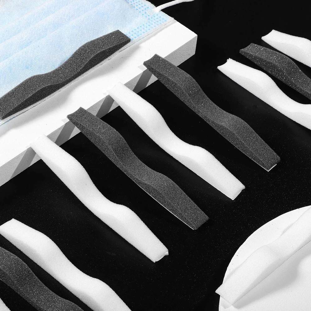 50-500Pcs Glasses Wearers Magic Anti Haze Mask Sponge Strips Soft Disposable 3D Self-Adhesive Nose Bridge Pads for Mouth Mask