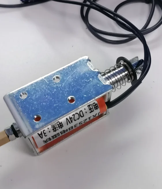 

100MM Long Stroke Electromagnet Thrust 15KG Push-Pull Electromagnet DC 24V AC 220V Self-Reset