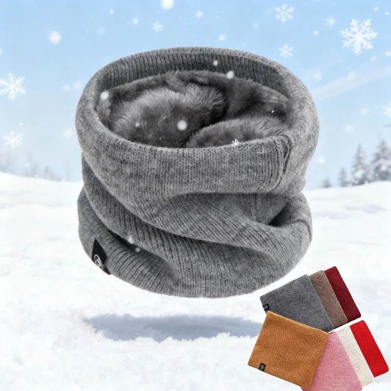 

Теплый мотоциклетный шарф, вязаный шарф для шеи, мягкий женский и мужской шарф для лица, зимние шарфы для катания на коньках, бега и пешего туризма, толстый морозостойкий воротник