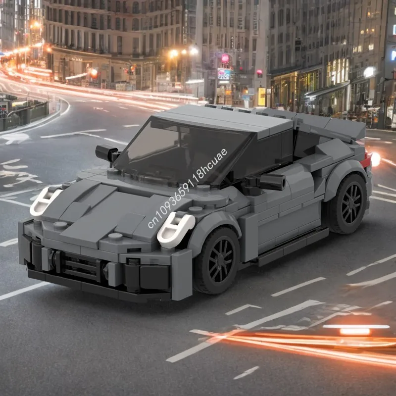 

311 шт. MOC City Champion Porscheses 911 Turbo S (992) обучающие строительные блоки «сделай сам», игрушки для детей, подарок на день рождения, Рождество