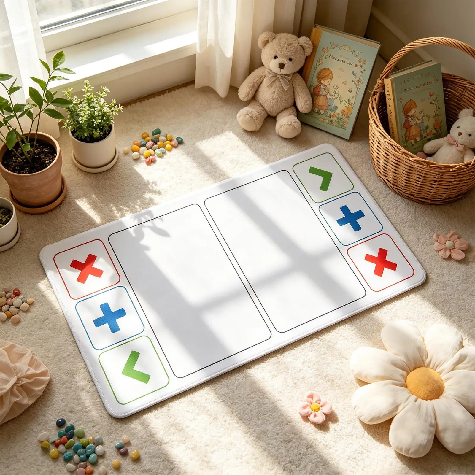 Fidget Trading Board für Squishyed Neopren Squishyed Swap Mat, Organizer für Spieltermine, Klassenzimmer- und Familienaktivitäten-Zubehör – Detail 11