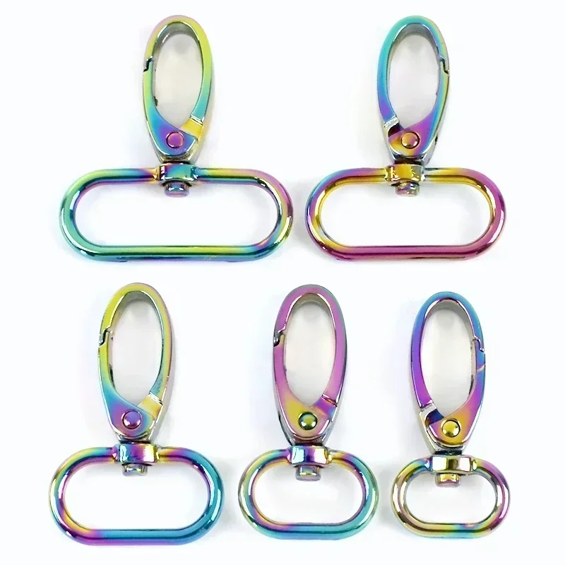 5/10 Stücke Meetee 20/25/32/38mm Metall Taschen Schnallen Karabinerverschluss Kragen Karabiner Karabinerhaken DIY Schlüsselanhänger Tasche Teil Zubehör