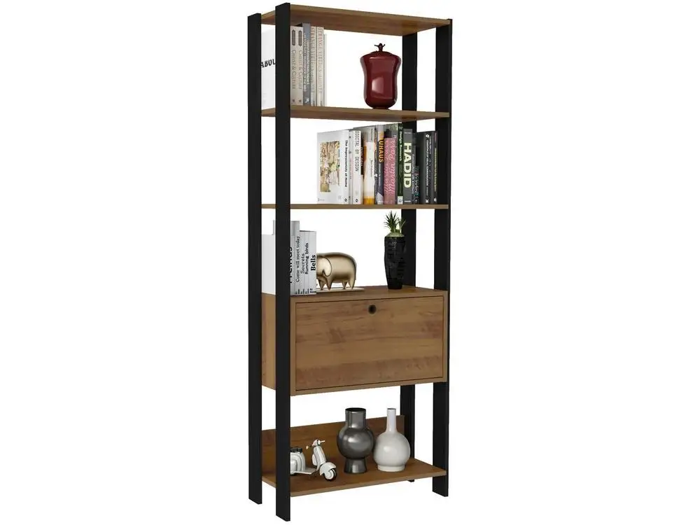 MDP 15mm 1 Door Bookcase