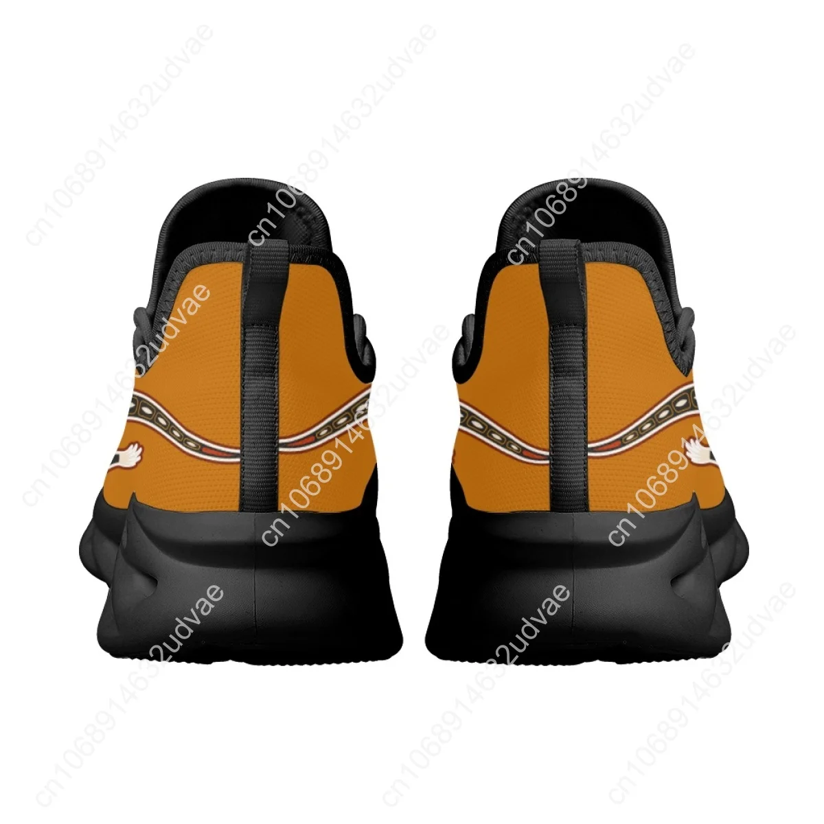 Australia Aboriginal Lizard Indigenous Art Design Sneakers Casual Mesh Swing Shoes Women's Outdoor Lace-up Tennis