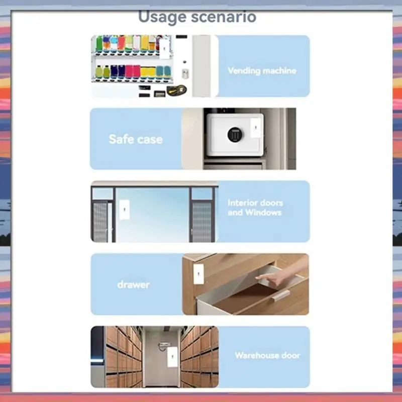 AC18(Guaranteed) 433Mhz Wireless Vibration Glass Break Detector 10Pcs, Adjustable Sensitivity, Alarm Systems Compatible